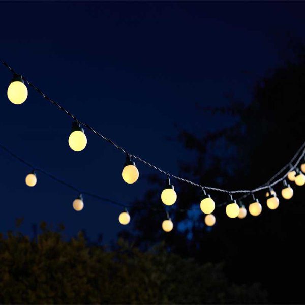 MultiPower Festoon Multicoloured/Warm White Garden String Lights 5050642100816